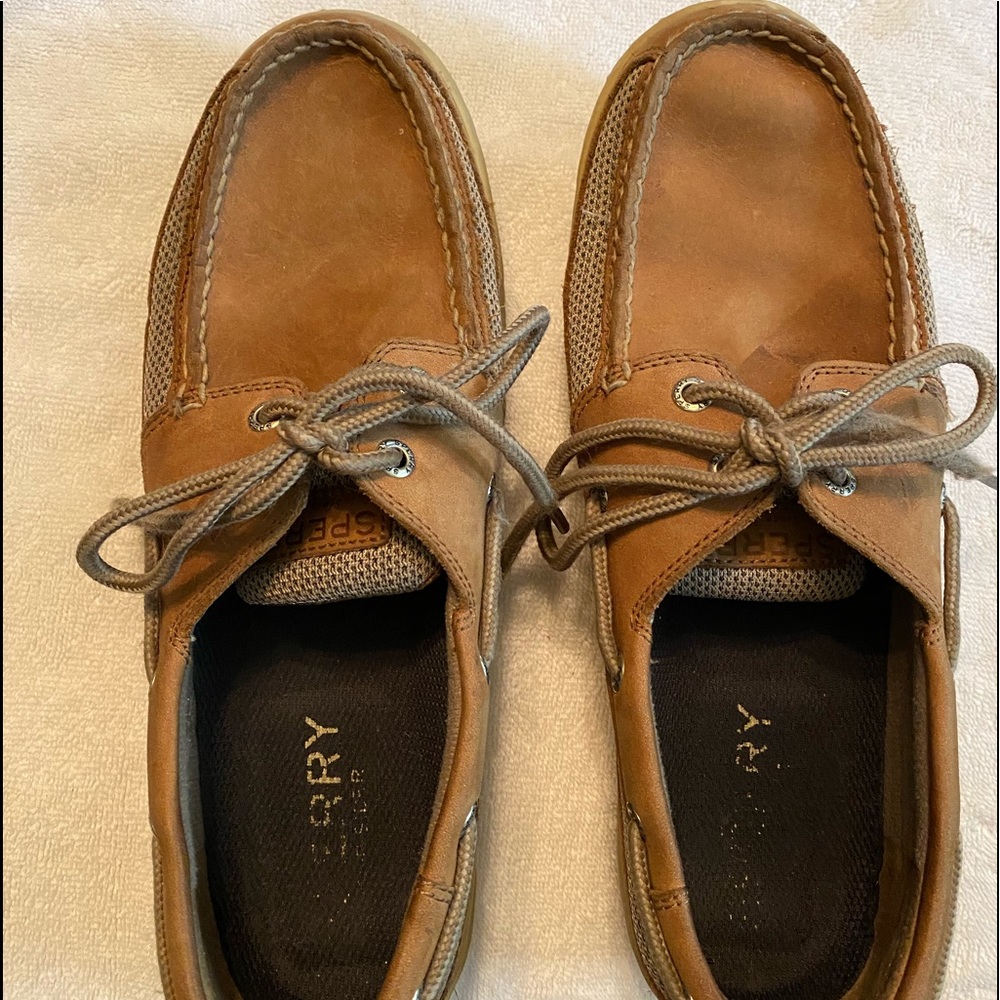Tan Sperry Top-sider Boat Shoes - Size 8.5
